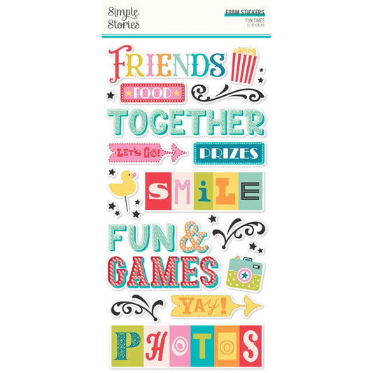 Fun Times - Foam Stickers