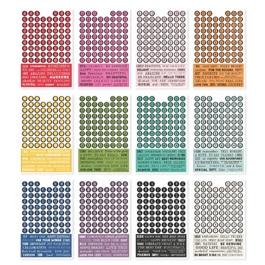SV Essentials Color Palette -  Sticker Book Letters & Labels