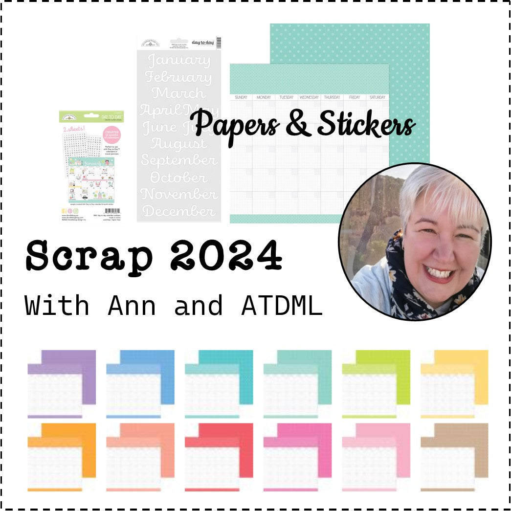 Scrap 2024 with Ann Freeman Papers & Stickers