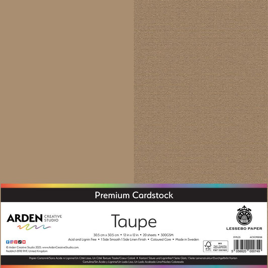 12 x 12 Cardstock - Taupe