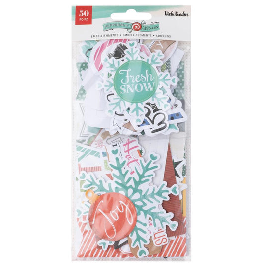 Peppermint Kisses - Ephemera Journalling