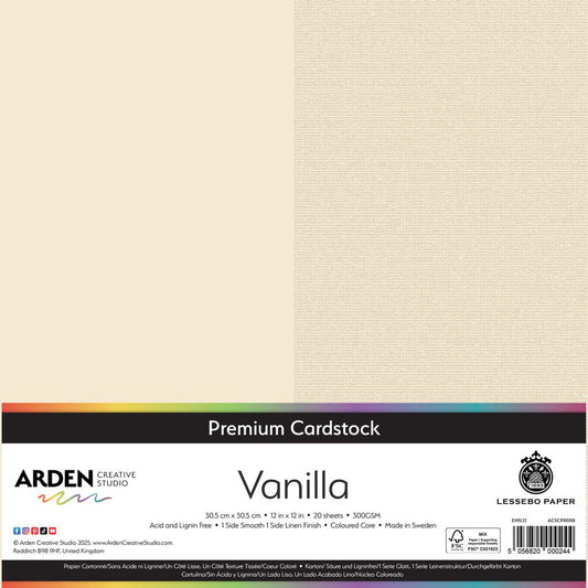 12 x 12 Cardstock - Vanilla