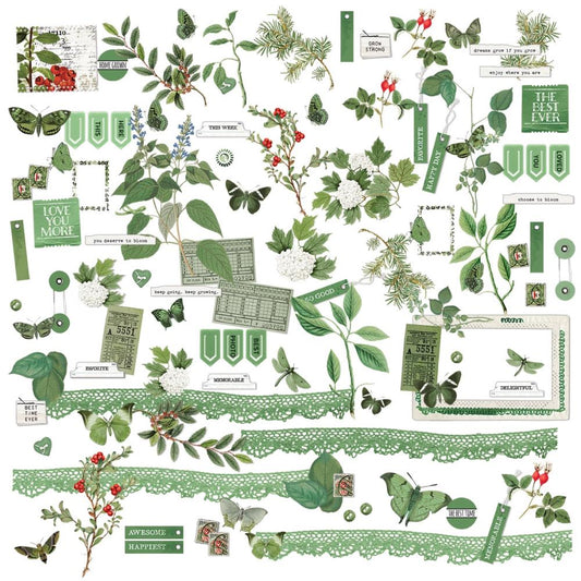 Color Swatch Willow - Mini Laser Cut Elements