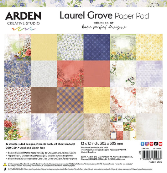 Laurel Grove - 12 x 12 Paper Pad