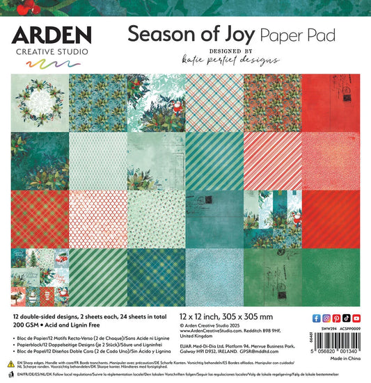Season of Joy - 12 x 12 Paper Pad