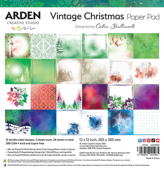 Vintage Christmas - 12 x 12 Paper Pad