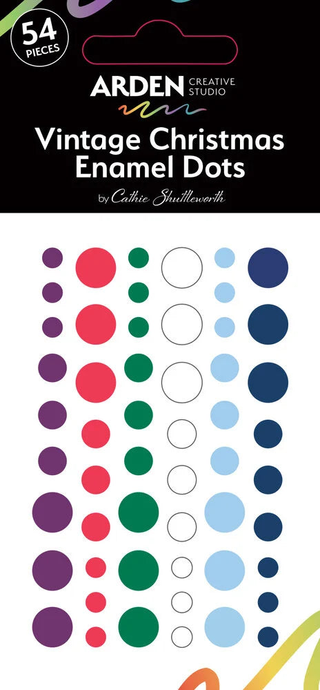 Vintage Christmas - Enamel Dots
