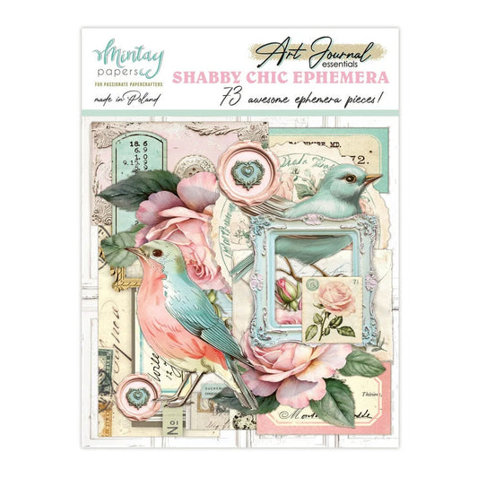 Art Journal Ephemera Pack - Shabby Chic