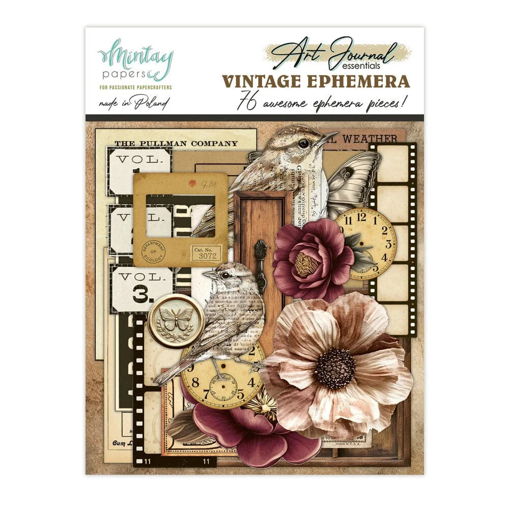 Art Journal Ephemera Pack - Vintage