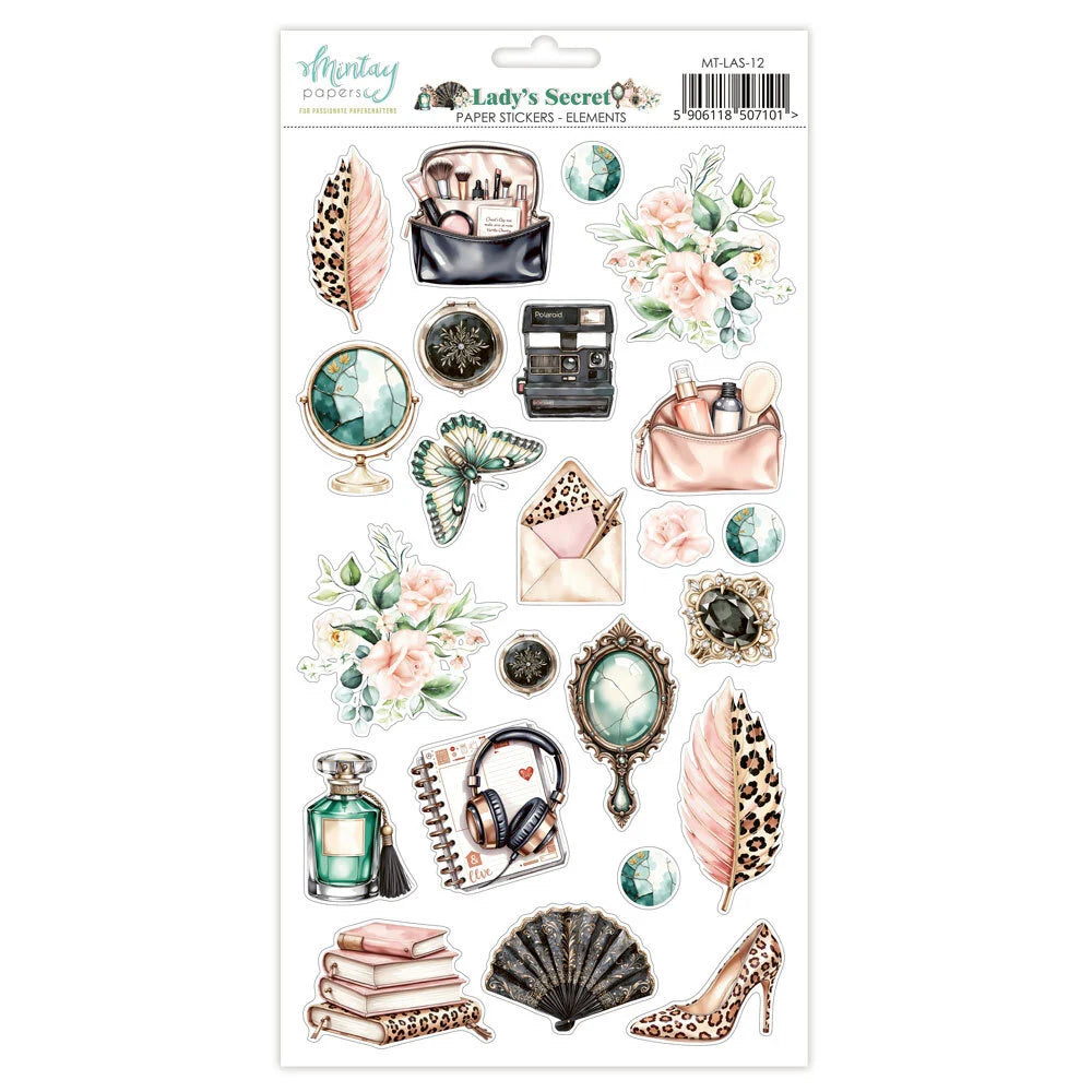 Lady's Secret - 6 x 12 Element Stickers