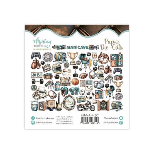 Man Cave - Paper Die cuts