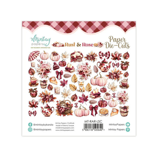 Rust & Rose - Pack of 60 Die Cuts