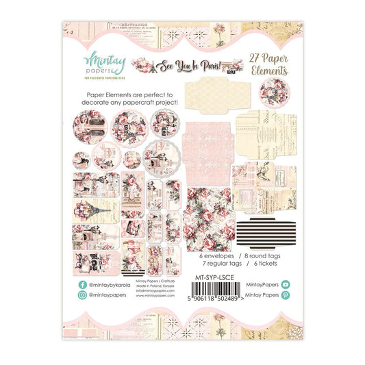 See You In Paris - Paper Elements