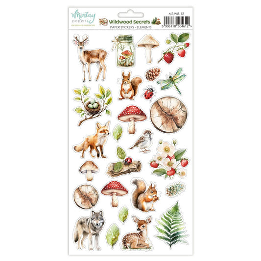 Wildwood Secrets - 6 x 12 Element Stickers