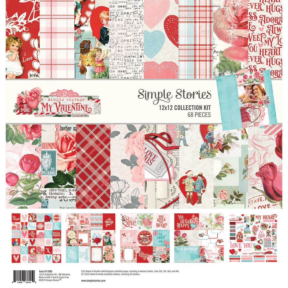 Simple Vintage My Valentine Collection Pack