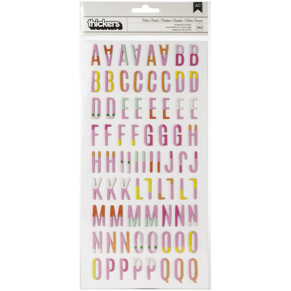 Color Fresh - Alphabet Thickers