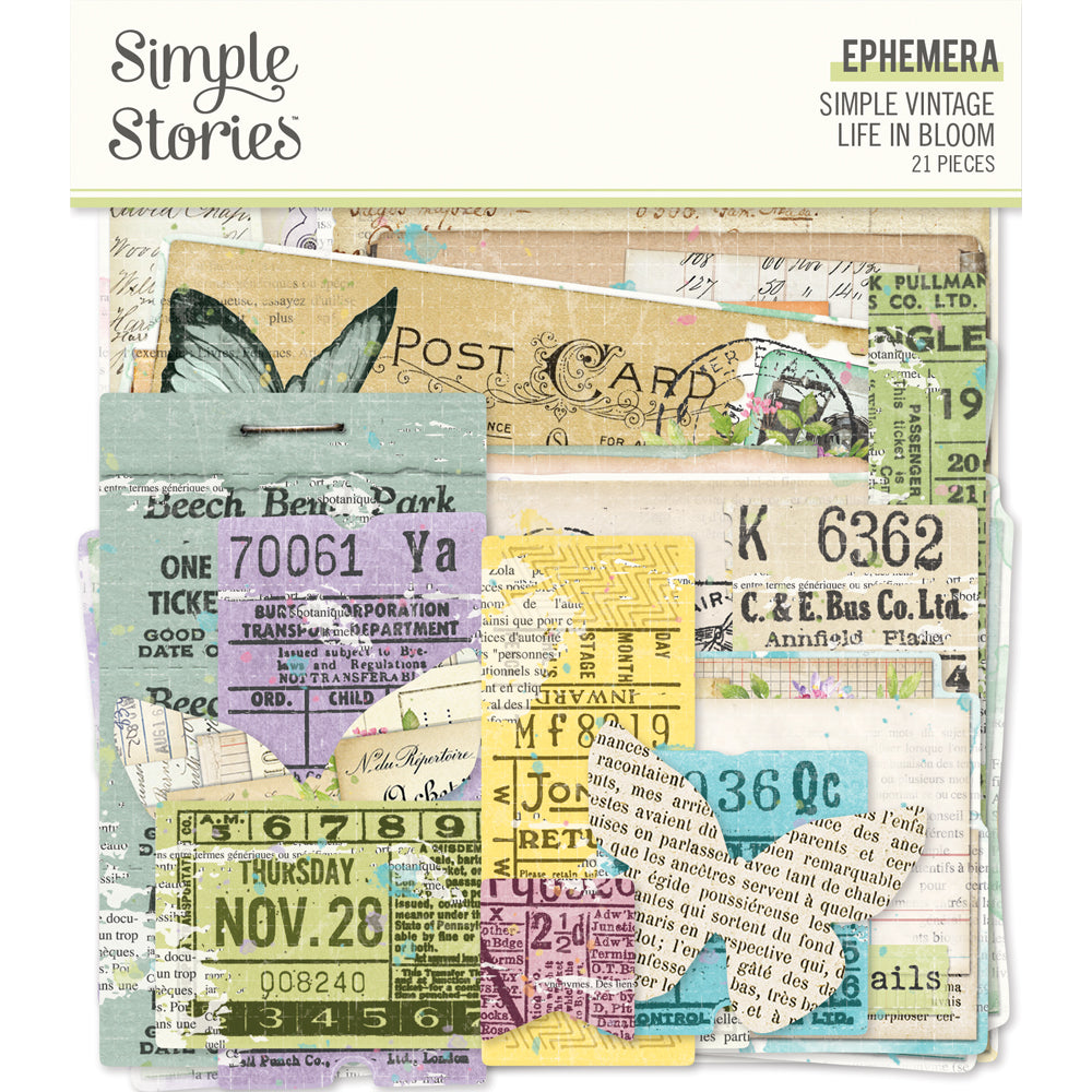 Simple Vintage Life in Bloom Ephemera